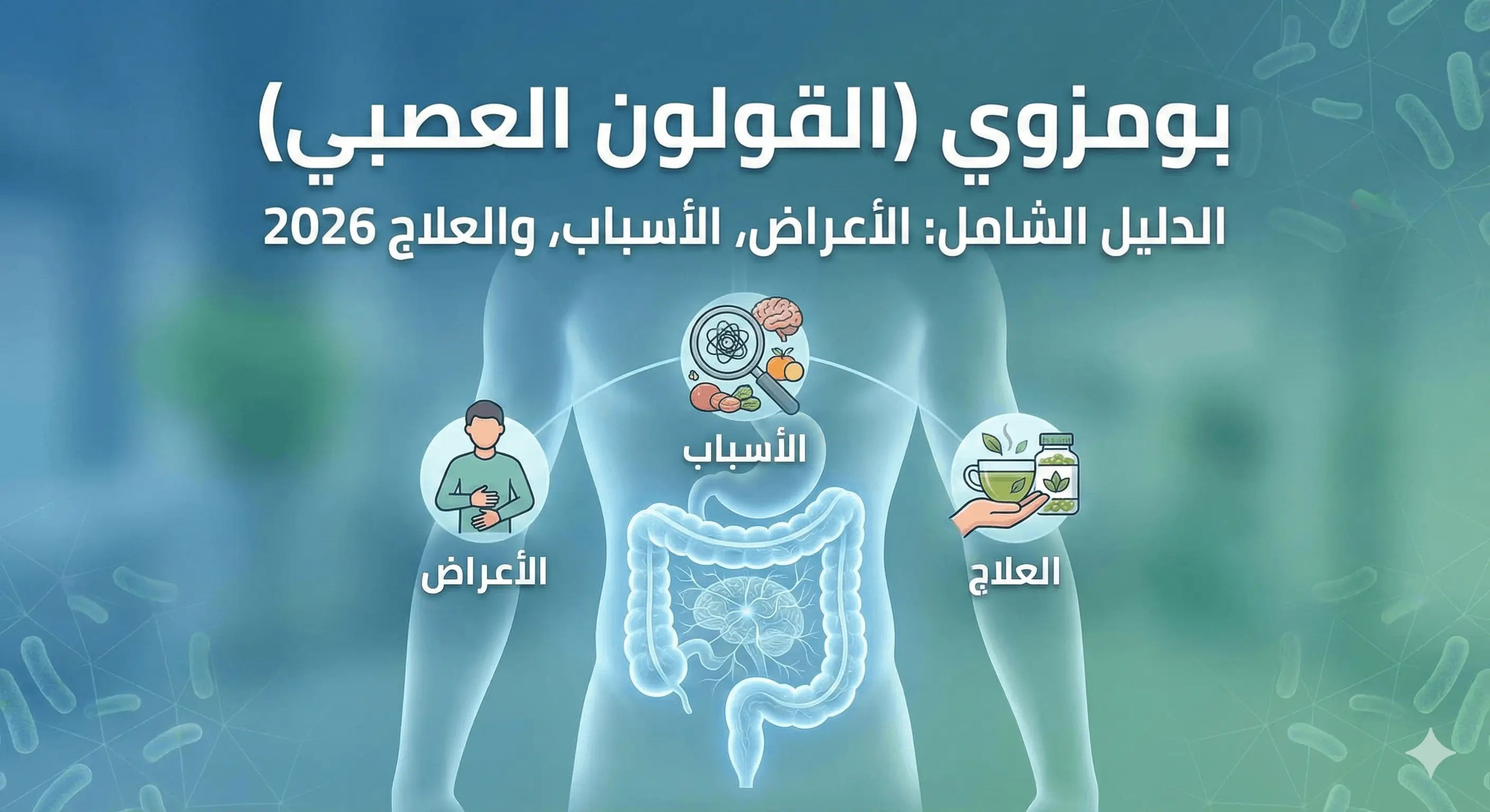 بومزوي القولون العصبي - دليل شامل للأعراض والعلاج الطبيعي في المغرب