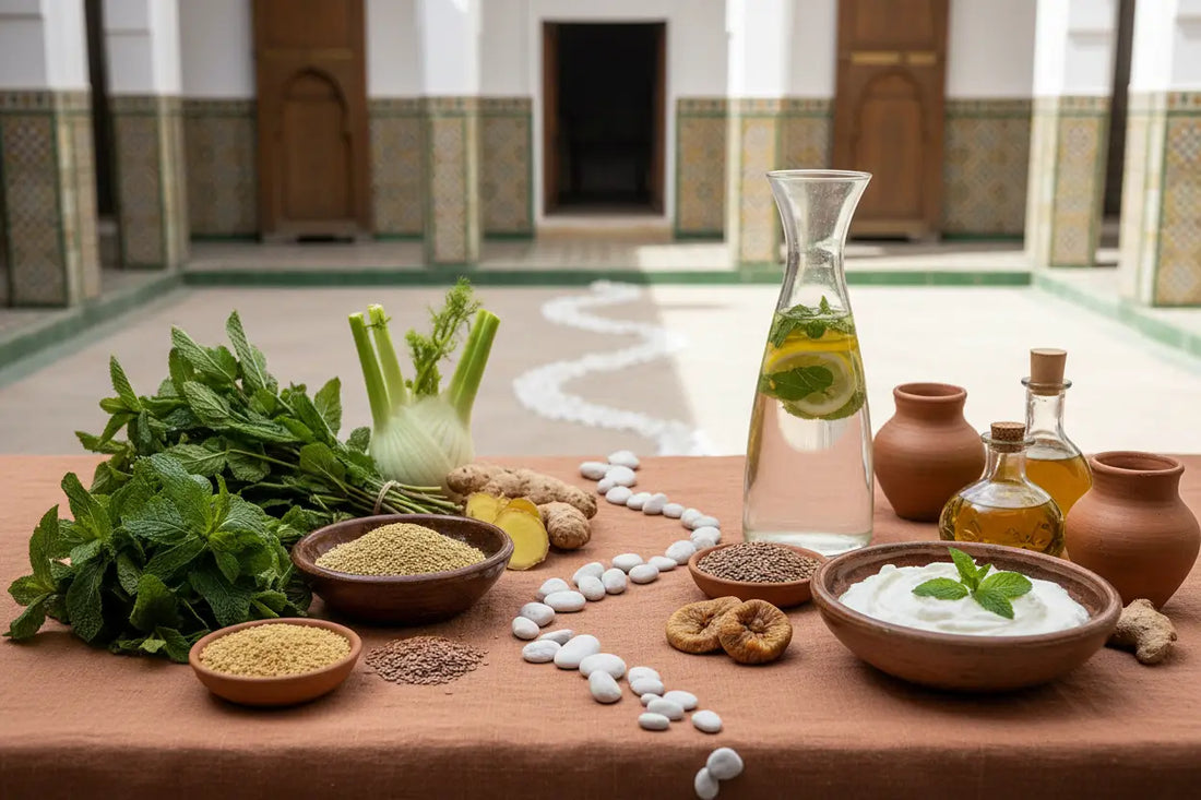 أفضل علاج طبيعي للقولون في المغرب 2026 - مكملات طبيعية معتمدة وأعشاب طبية لصحة القولون والجهاز الهضمي