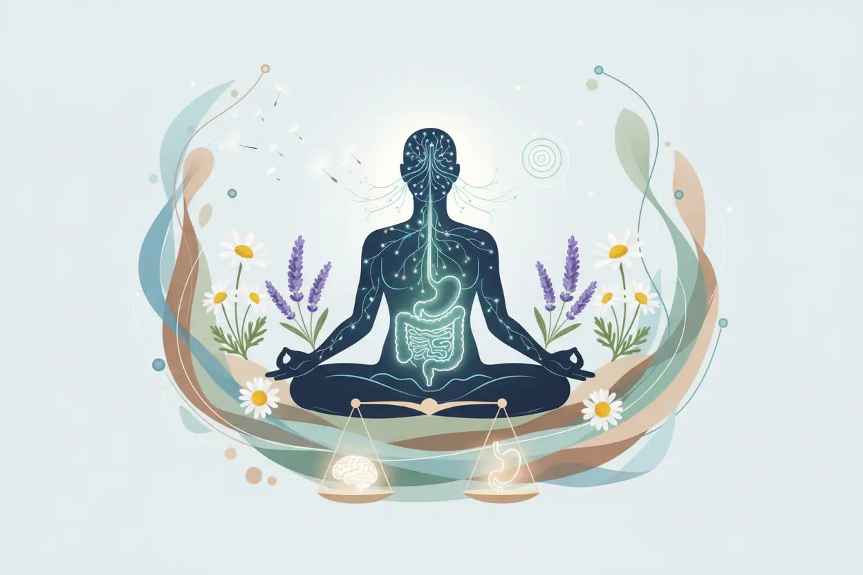 القولون العصبي بومزوي والصحة النفسية - العلاقة بين القلق والاكتئاب ومشاكل الجهاز الهضمي