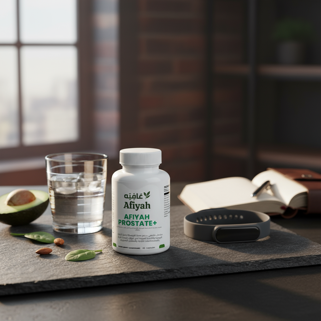 Afiyah Prostate+  تركيبة طبيعية متطورة لدعم صحة البروستاتا والراحة الحيوية للرجال